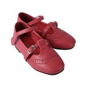 Girls Classic Mary Jane Ballerina Red Flat